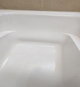 Picture of back of tub A